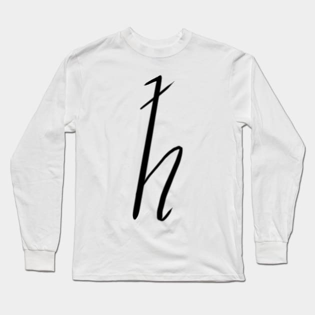 saturn planetary symbol Long Sleeve T-Shirt by carleemarkle